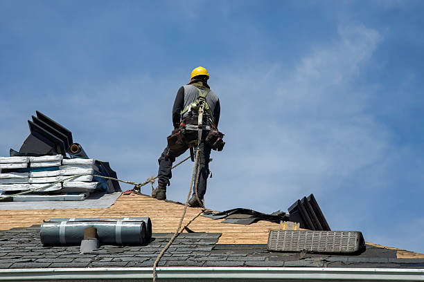 Professional Gutter Installation technician working in Mishawaka, IN